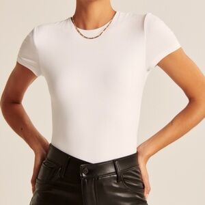 abercrombie short sleeve seamless bodysuit size XS
